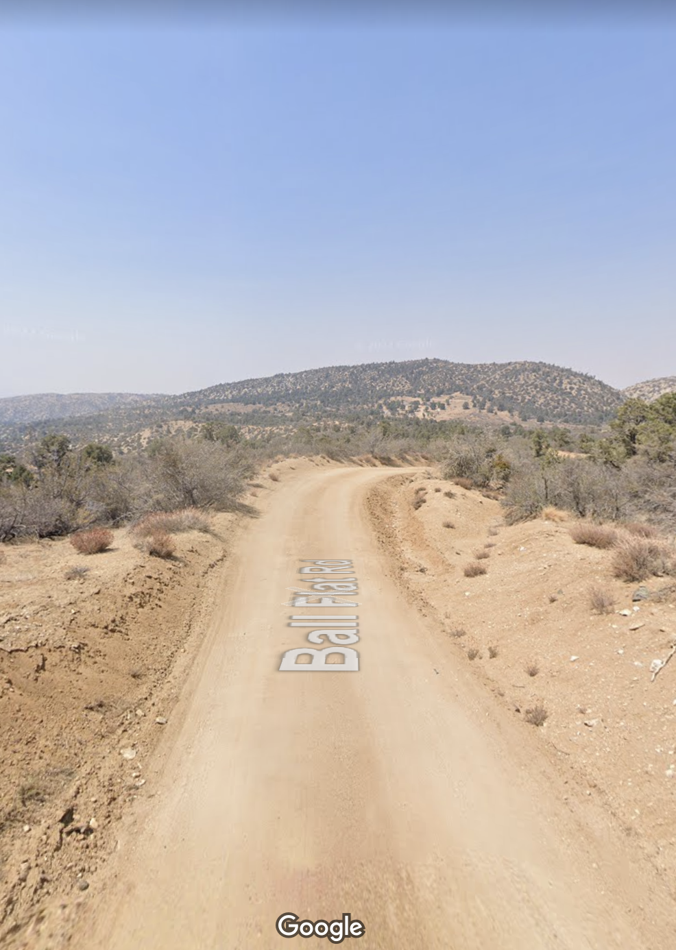 Rural undeveloped area in San Bernardino County, part of the Los Angeles CSA